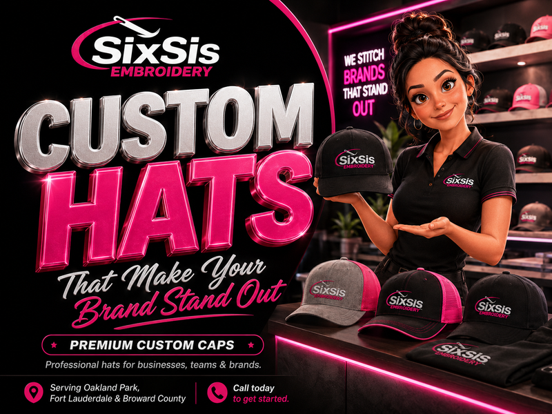 custom hats Oakland Park