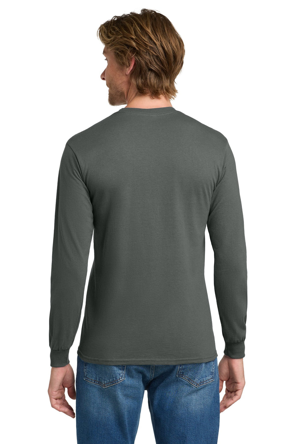 Gildan - Heavy Cotton 100% Cotton Long Sleeve T-Shirt.  5400