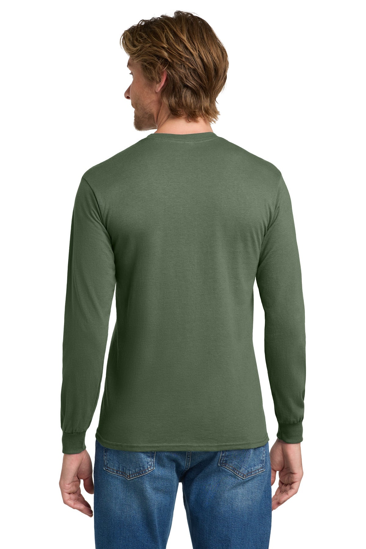 Gildan - Heavy Cotton 100% Cotton Long Sleeve T-Shirt.  5400