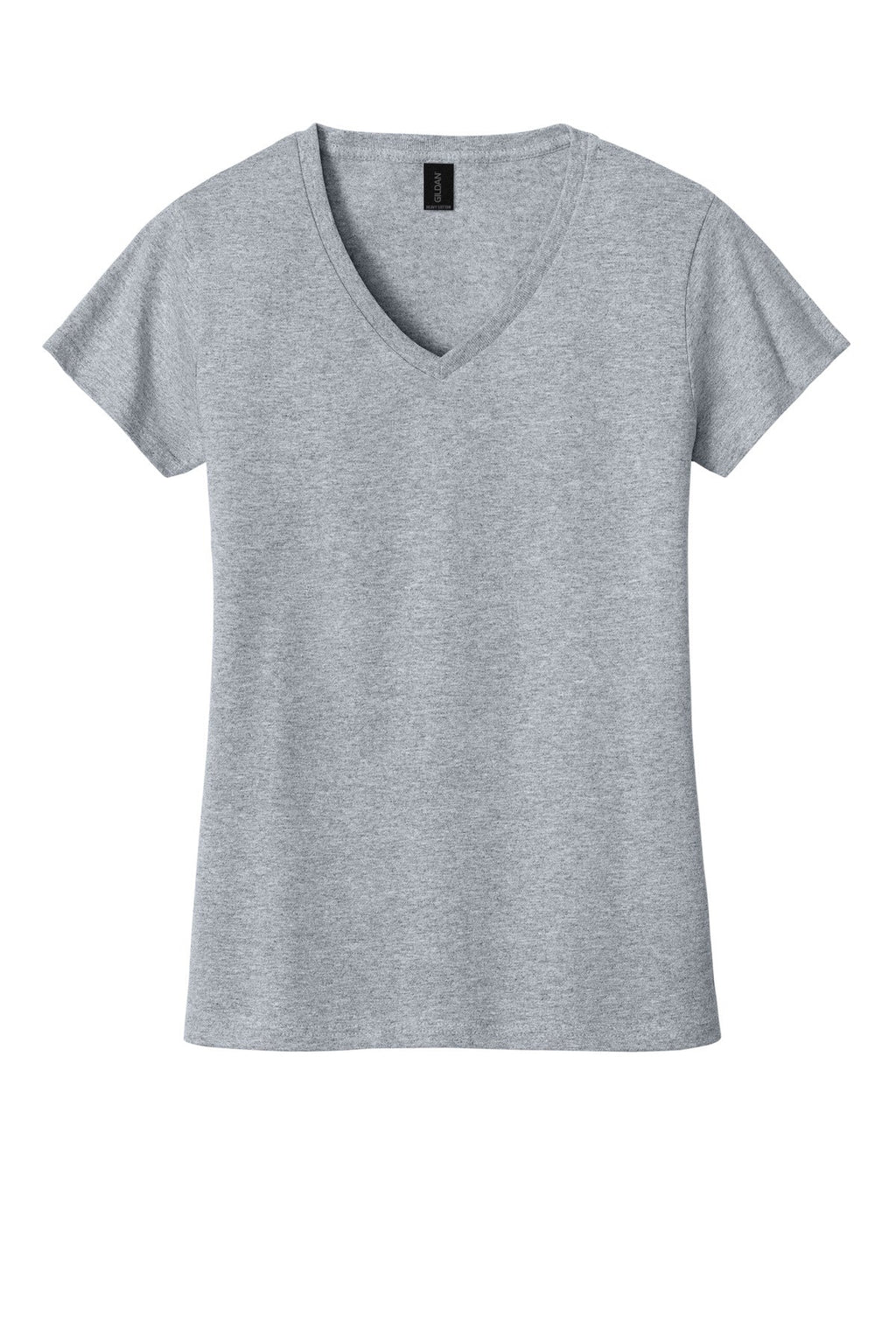 Gildan Women's Heavy Cotton 100% Cotton V-Neck T-Shirt. 5V00L