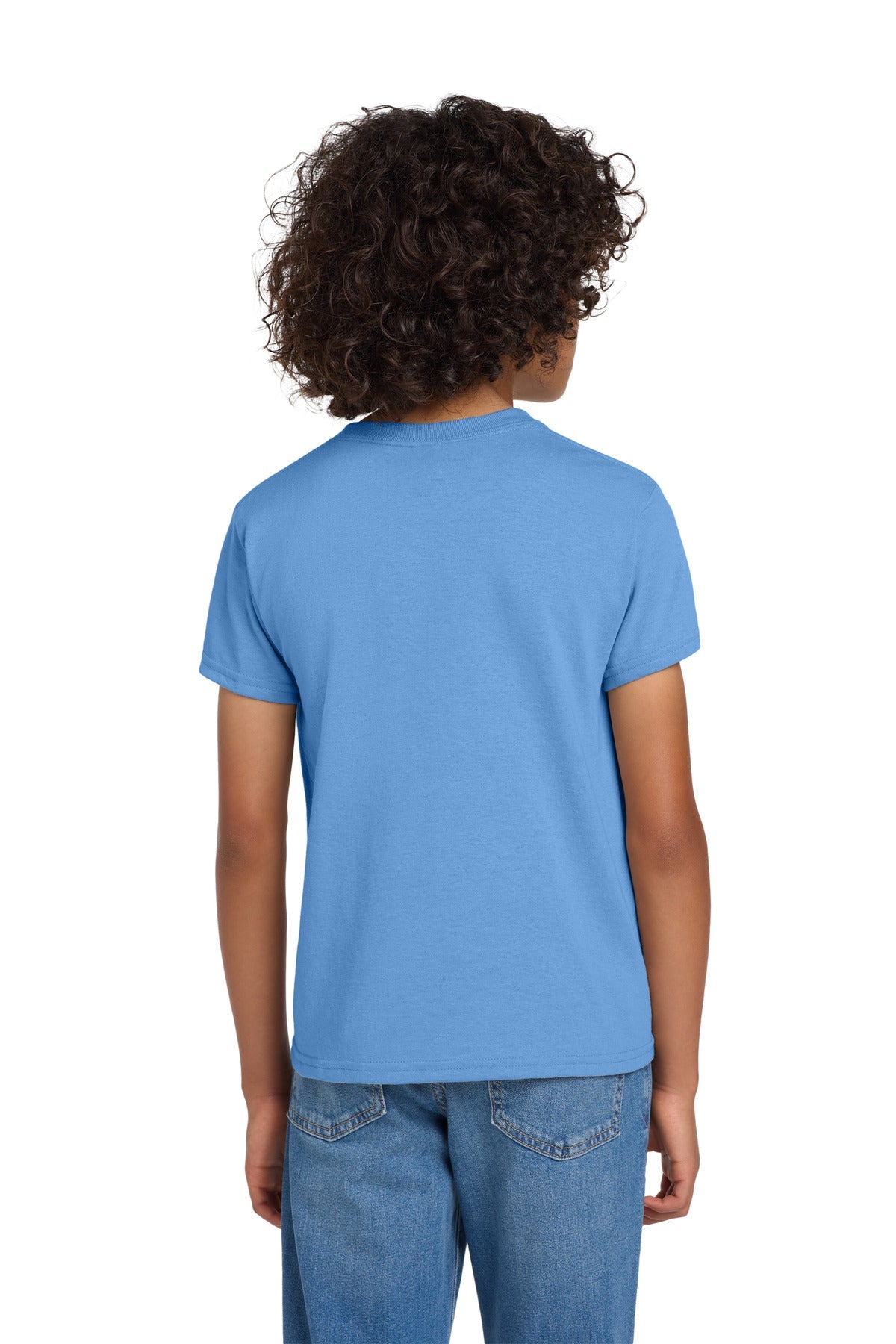 Gildan Youth DryBlend 50 Cotton/50 Poly T-Shirt.  8000B