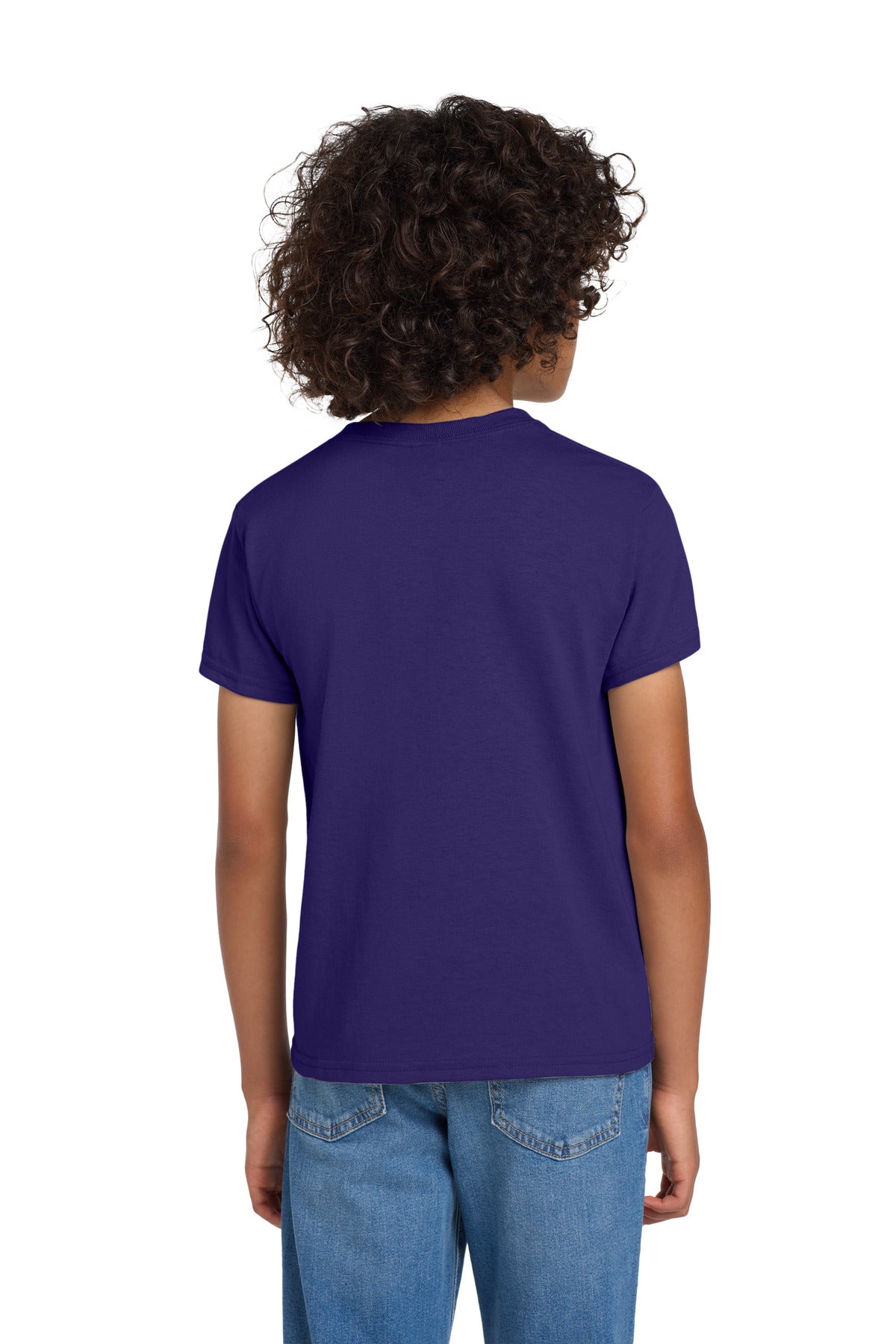 Gildan Youth DryBlend 50 Cotton/50 Poly T-Shirt.  8000B