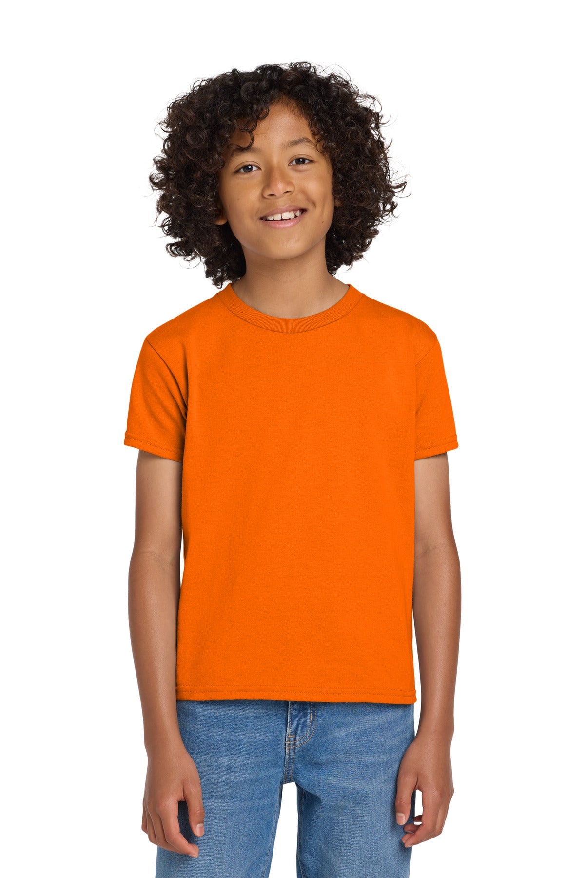 Gildan Youth DryBlend 50 Cotton/50 Poly T-Shirt.  8000B